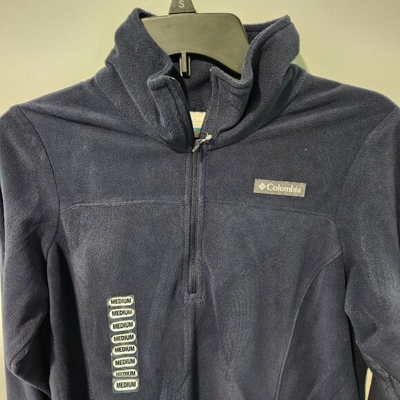 Columbia NEW Women's Lake Aloha Navy Blue Half Zip Pullover Fleece- Medium - Picture 6 of 8